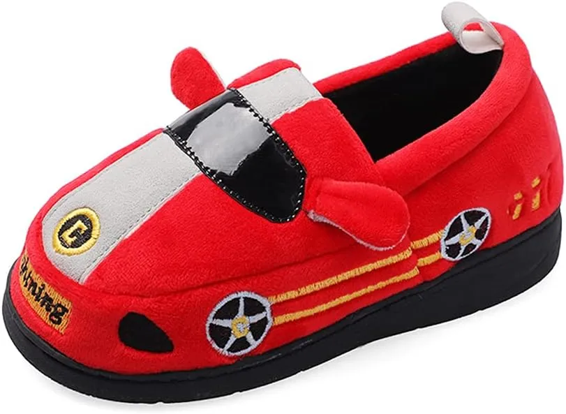 Kids Family Cute Cat Household Anti-Slip Indoor Home Slippers for Girls and Boys