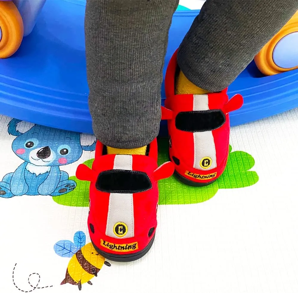 Kids Family Cute Cat Household Anti-Slip Indoor Home Slippers for Girls and Boys