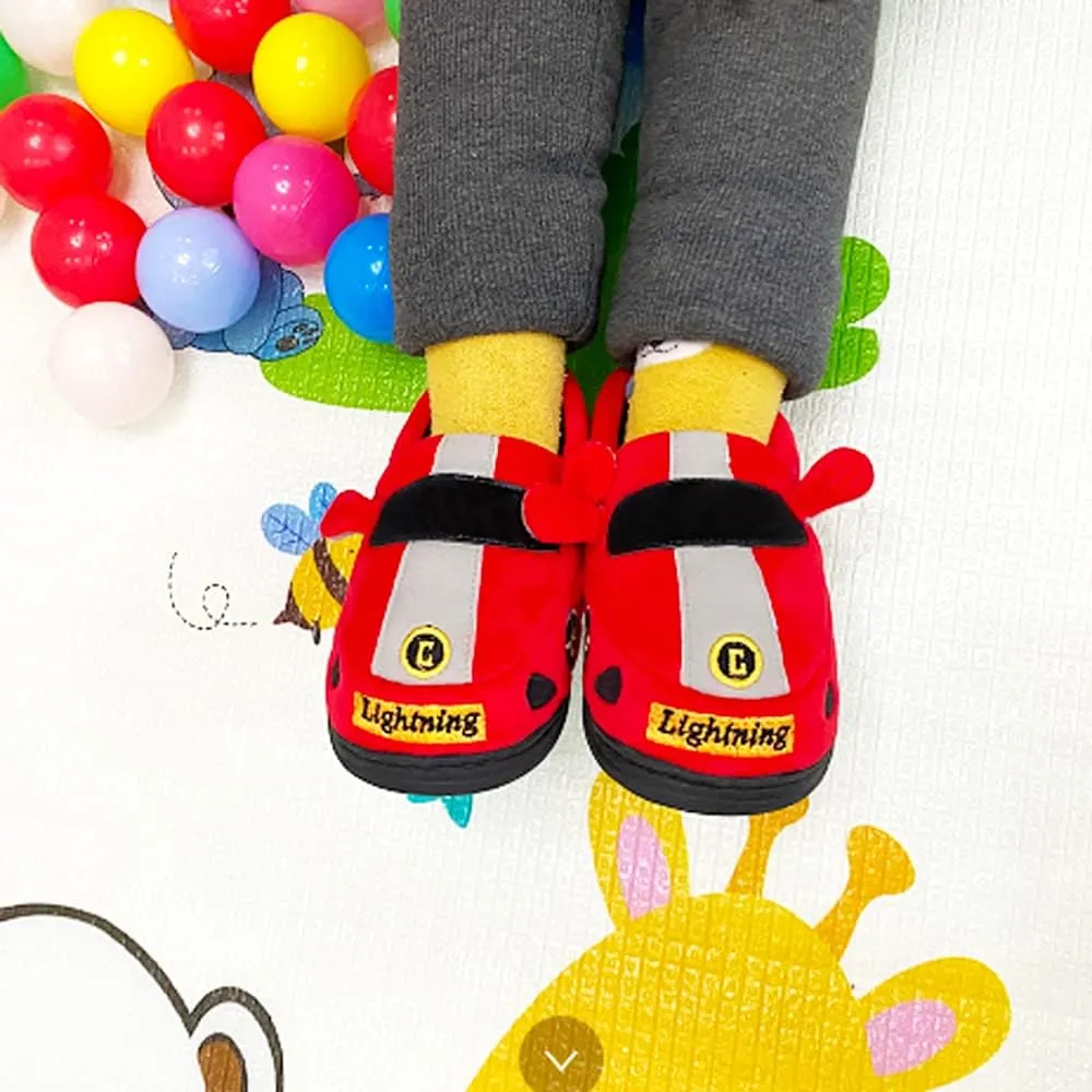 Kids Family Cute Cat Household Anti-Slip Indoor Home Slippers for Girls and Boys