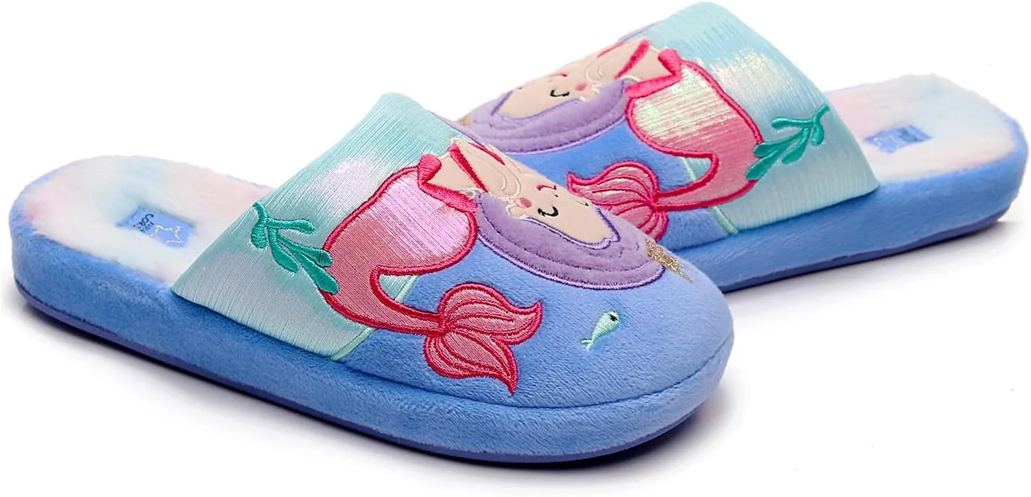 Kids Family Unicorn Slippers Household Anti-Slip Indoor Home Slippers for Girls and Boys