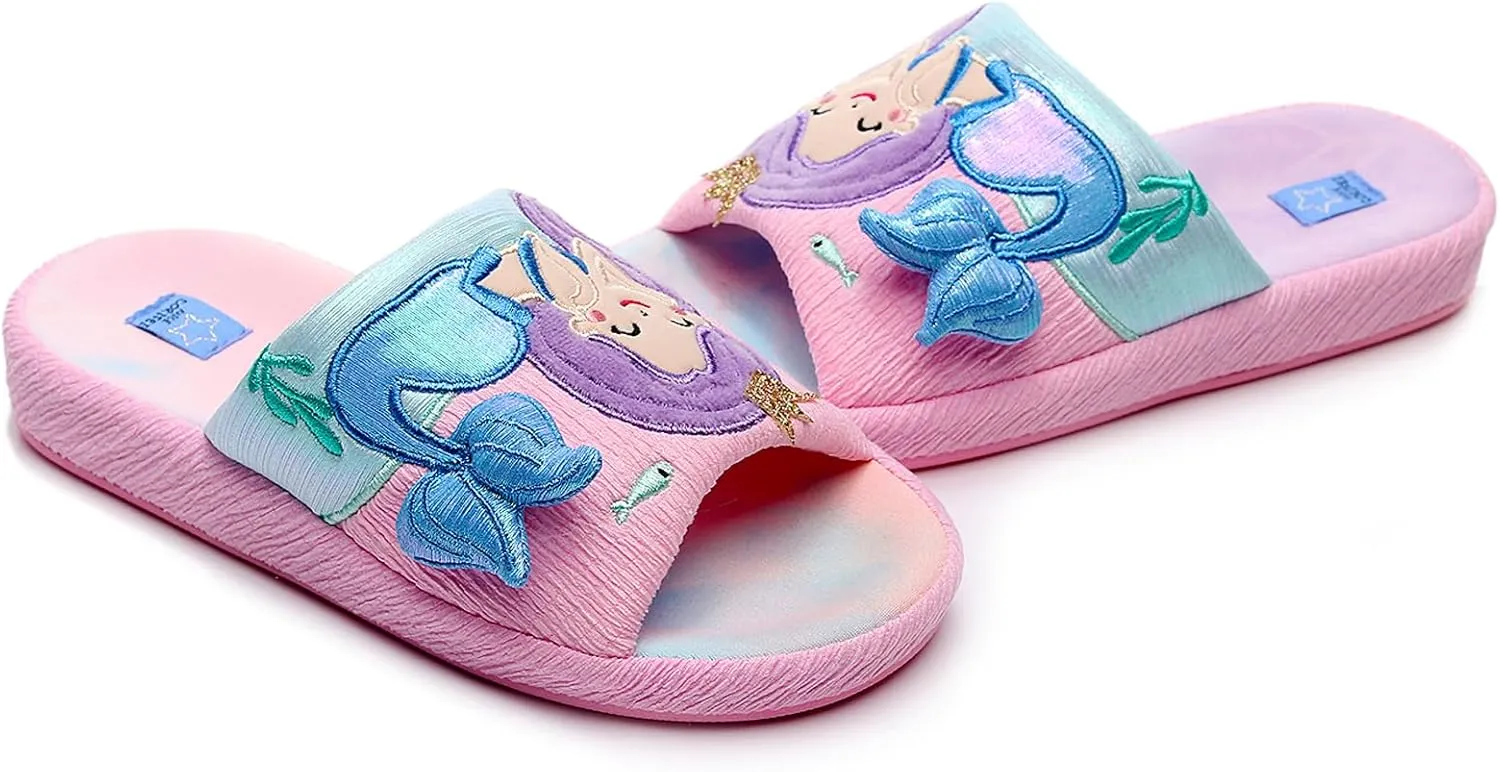 Kids Family Unicorn Slippers Household Anti-Slip Indoor Home Slippers for Girls and Boys