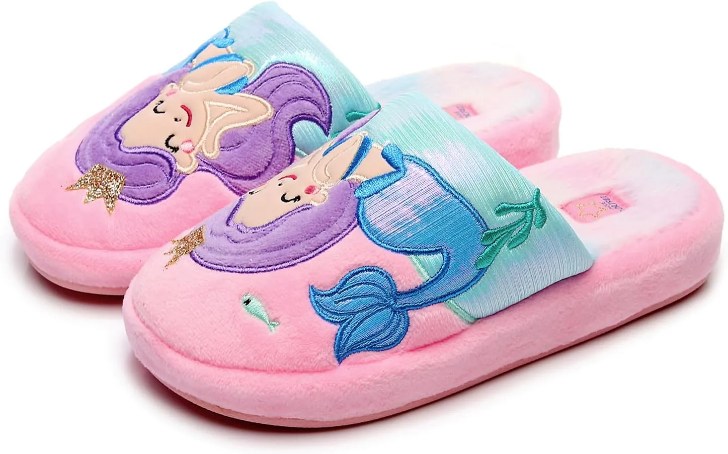 Kids Family Unicorn Slippers Household Anti-Slip Indoor Home Slippers for Girls and Boys