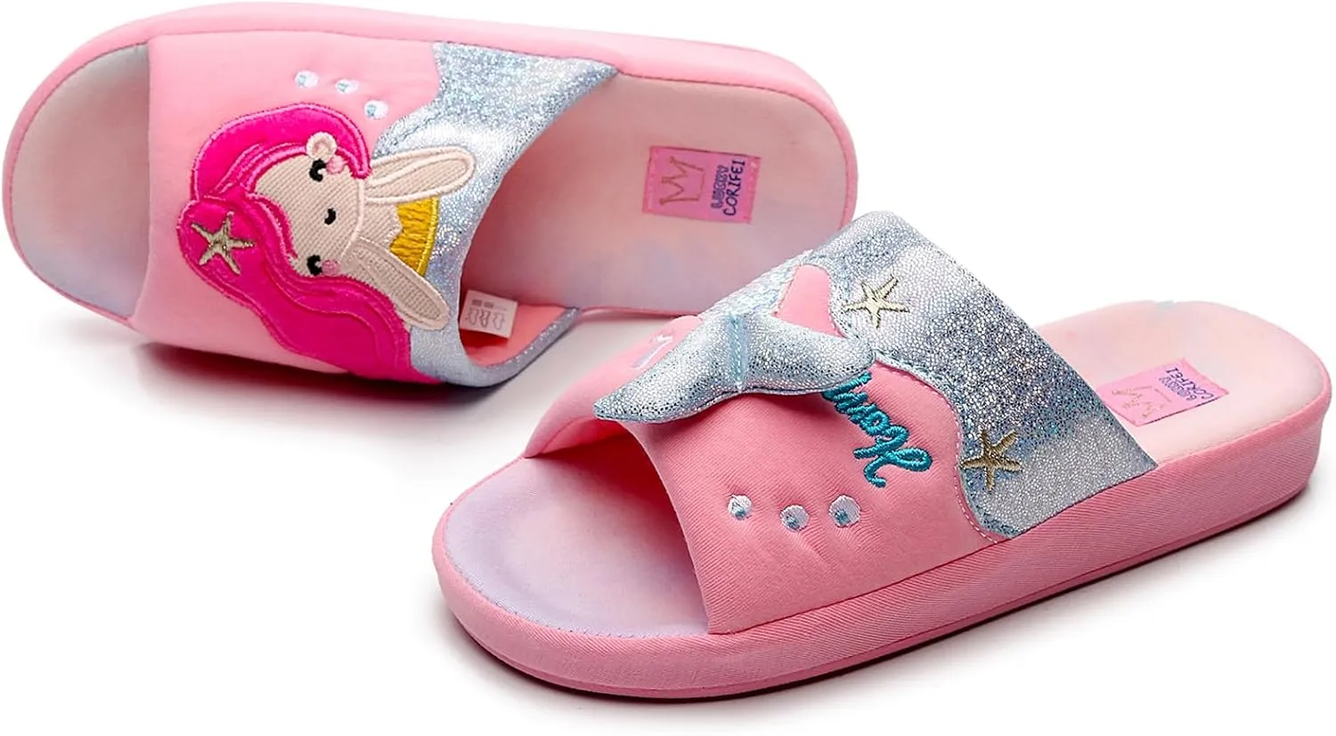 Kids Family Unicorn Slippers Household Anti-Slip Indoor Home Slippers for Girls and Boys