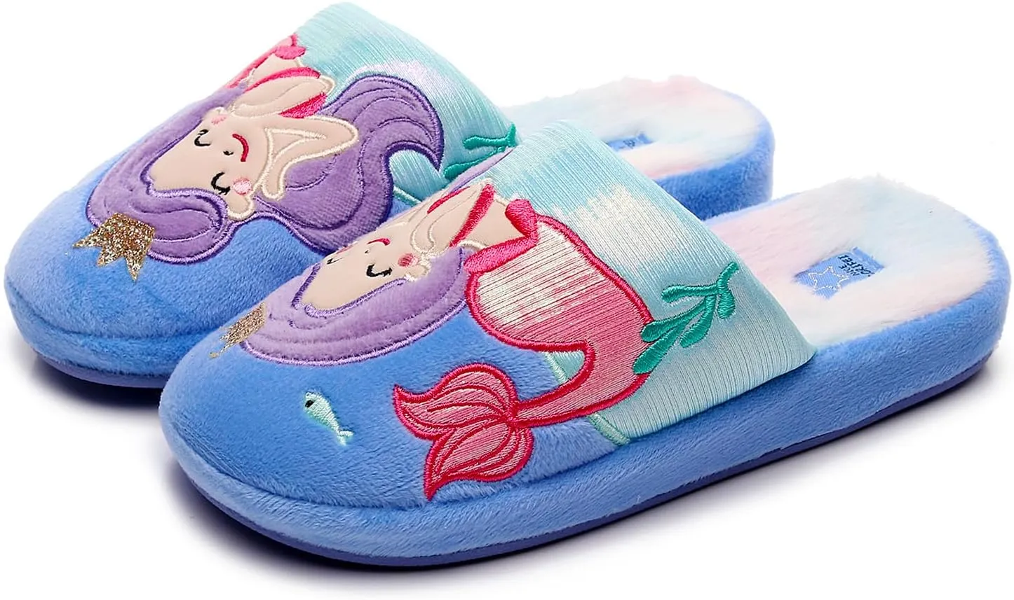 Kids Family Unicorn Slippers Household Anti-Slip Indoor Home Slippers for Girls and Boys