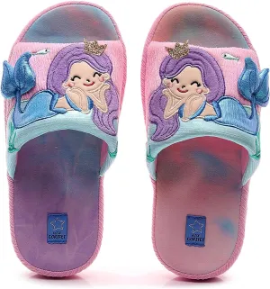 Kids Family Unicorn Slippers Household Anti-Slip Indoor Home Slippers for Girls and Boys