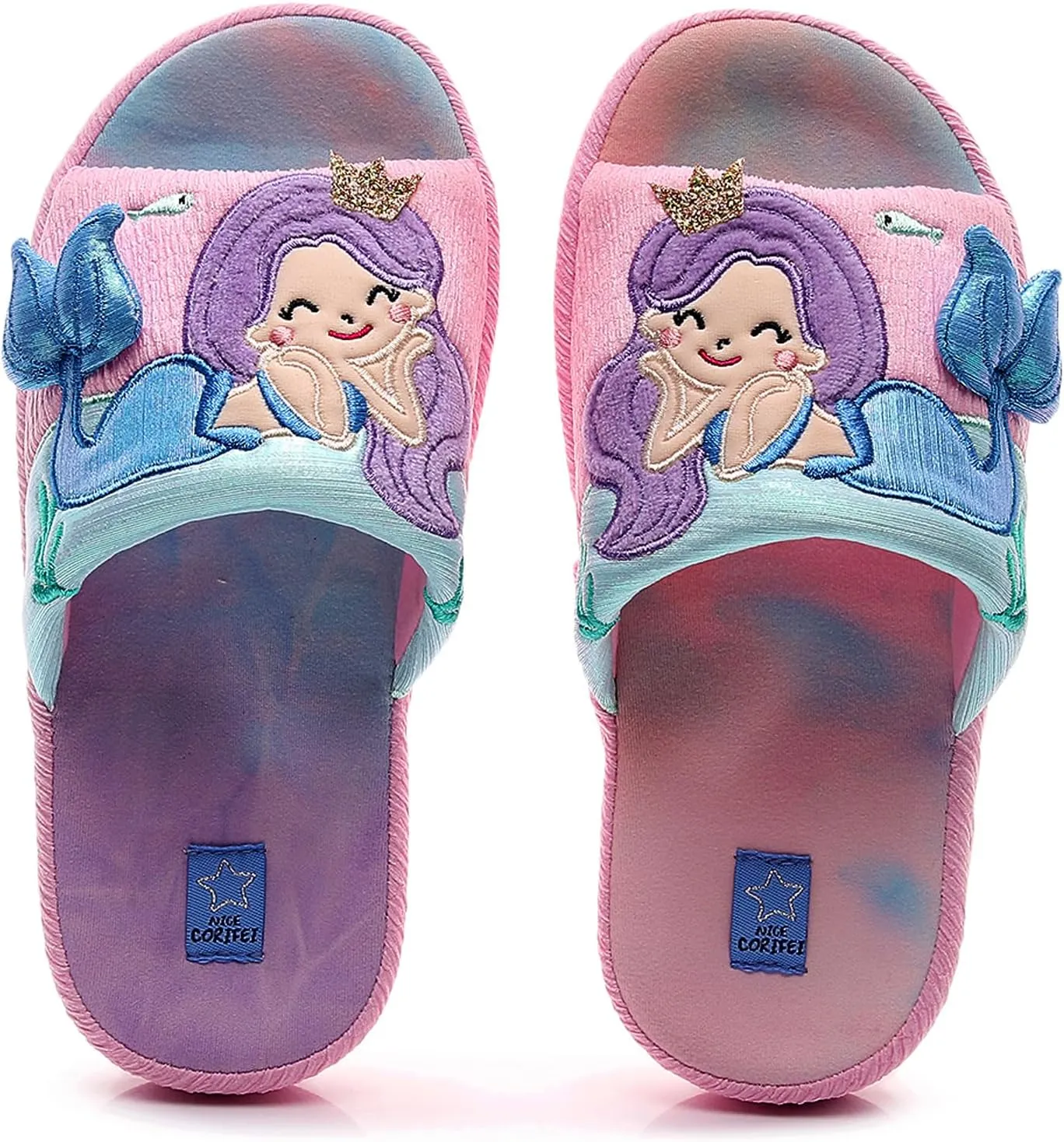 Kids Family Unicorn Slippers Household Anti-Slip Indoor Home Slippers for Girls and Boys