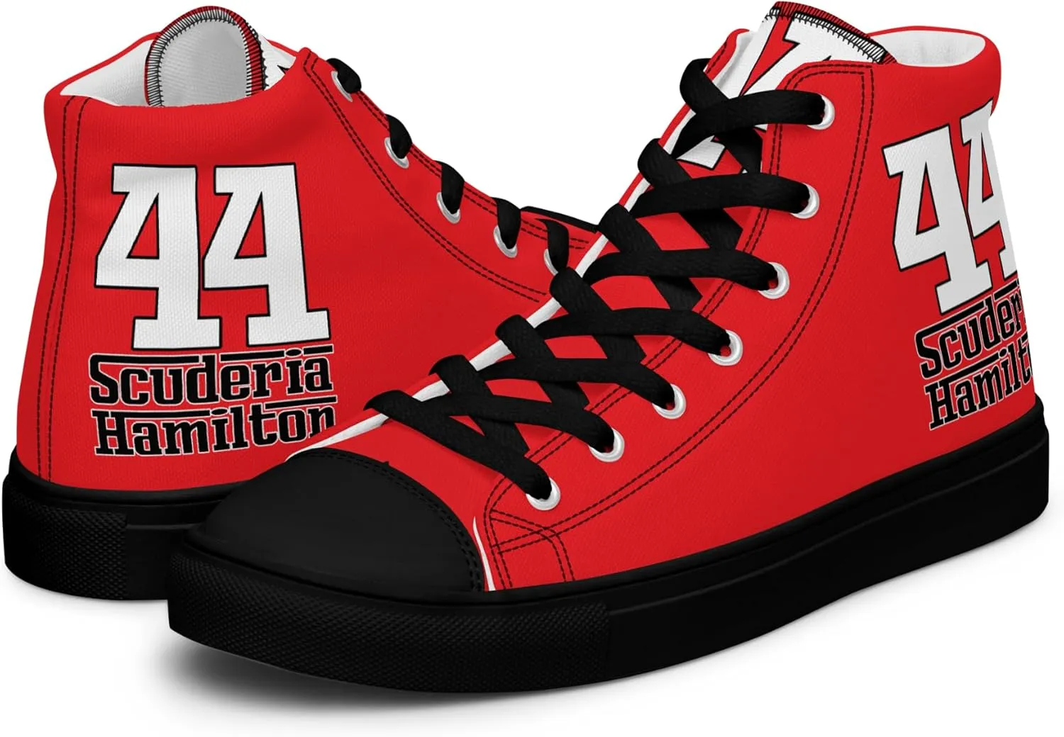 Lewis Hamilton Scuderia 44 Racing Men's High-Top Sneakers