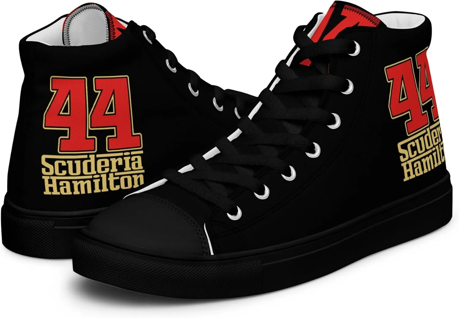 Lewis Hamilton Scuderia 44 Racing Men's High-Top Sneakers