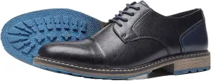 Men Leather Wingtip Oxfords Orthopedic Dress Shoes Casual Classic Comfortable Non Slip Business Office Loafers Derby Shoes