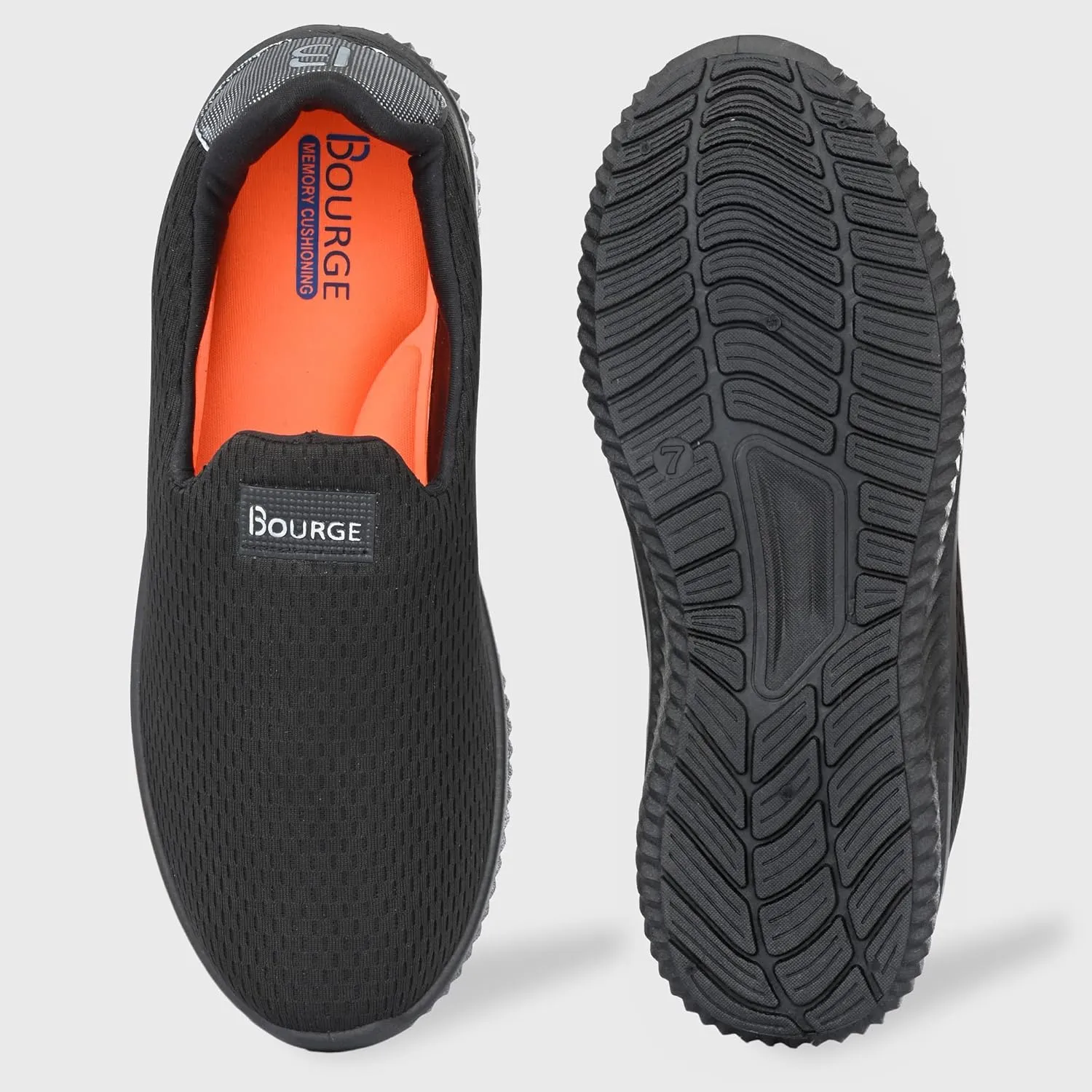 Men's Comfortable Running Shoes - Lightweight, Slip on Sneakers