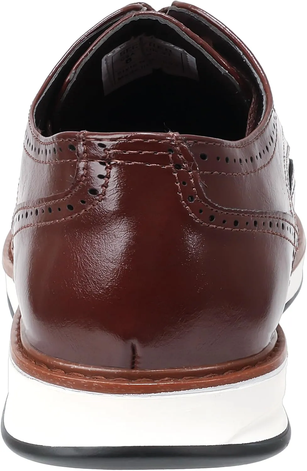 Men's Dress Shoes Classic Casual Oxfords Shoes for Men Brogues Wing Tips Lace Up Punched Round Toe