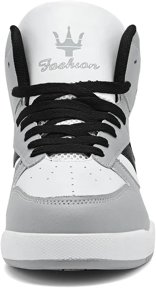 Men's Fashion High Top Sneakers Casual Walking Shoes