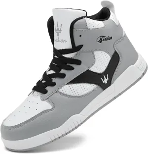 Men's Fashion High Top Sneakers Casual Walking Shoes