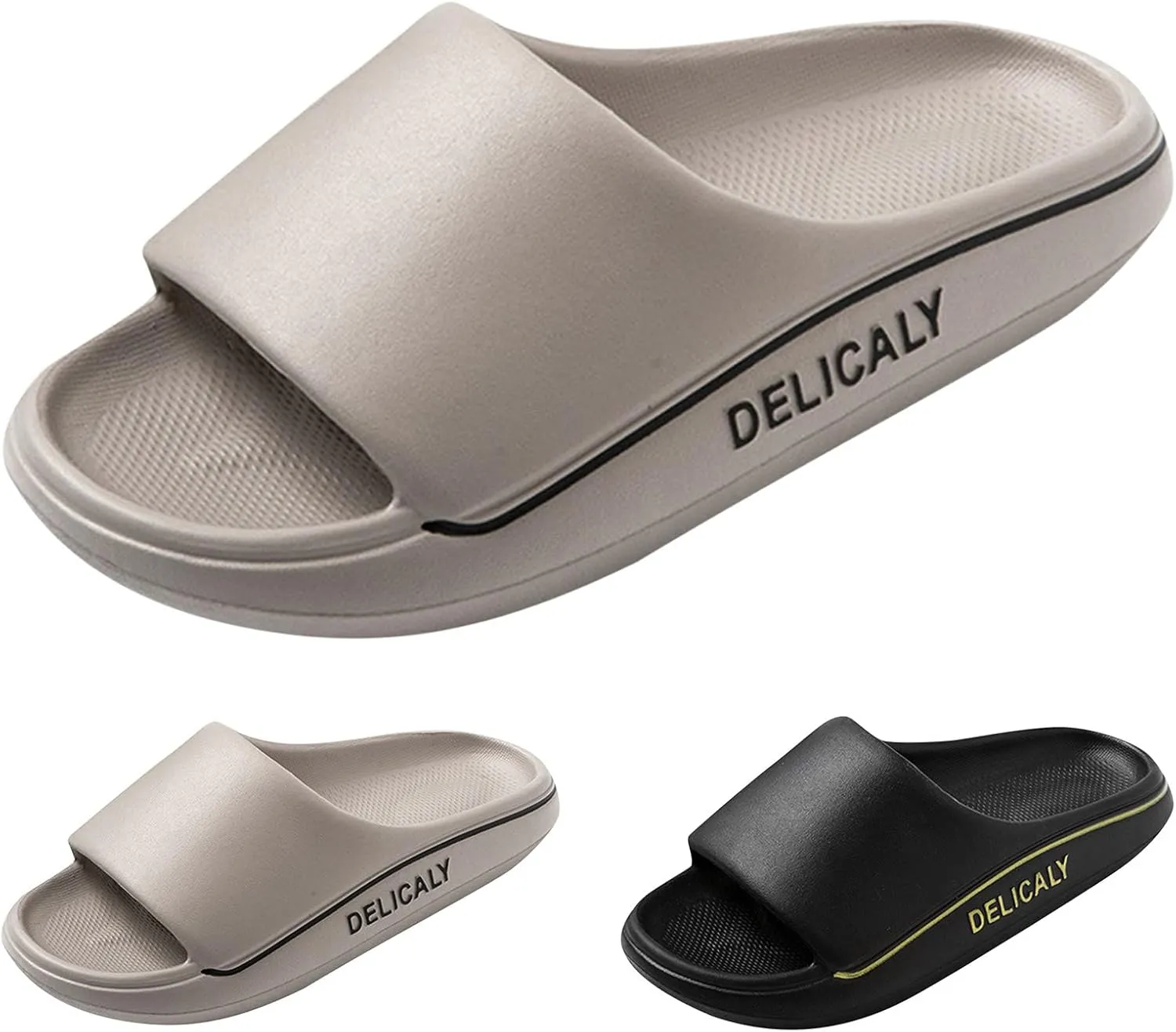 Mens Shower Shoes Shower Shoes Women Cloud Slippers for Men Womens Slides Indoor Non Slip Beach Slippers
