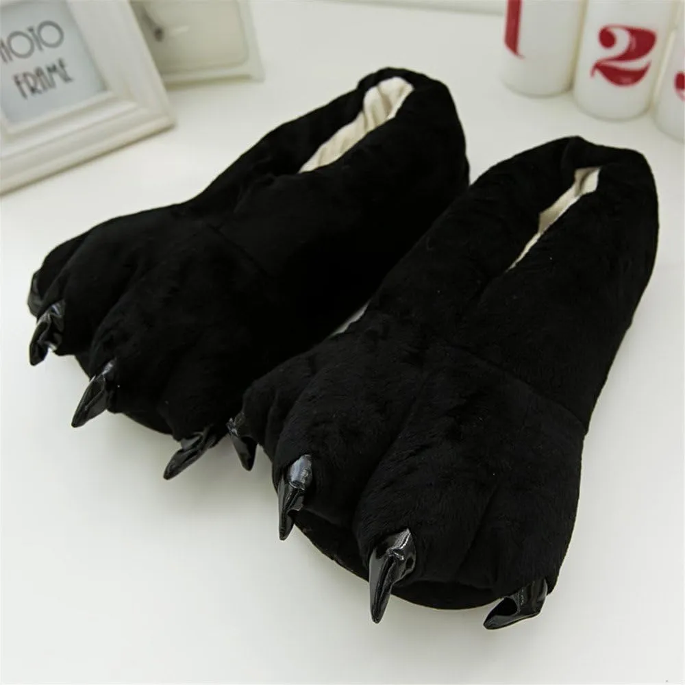 MizHome Unisex Soft Paw Claw Home Slippers Animal Costume Shoes