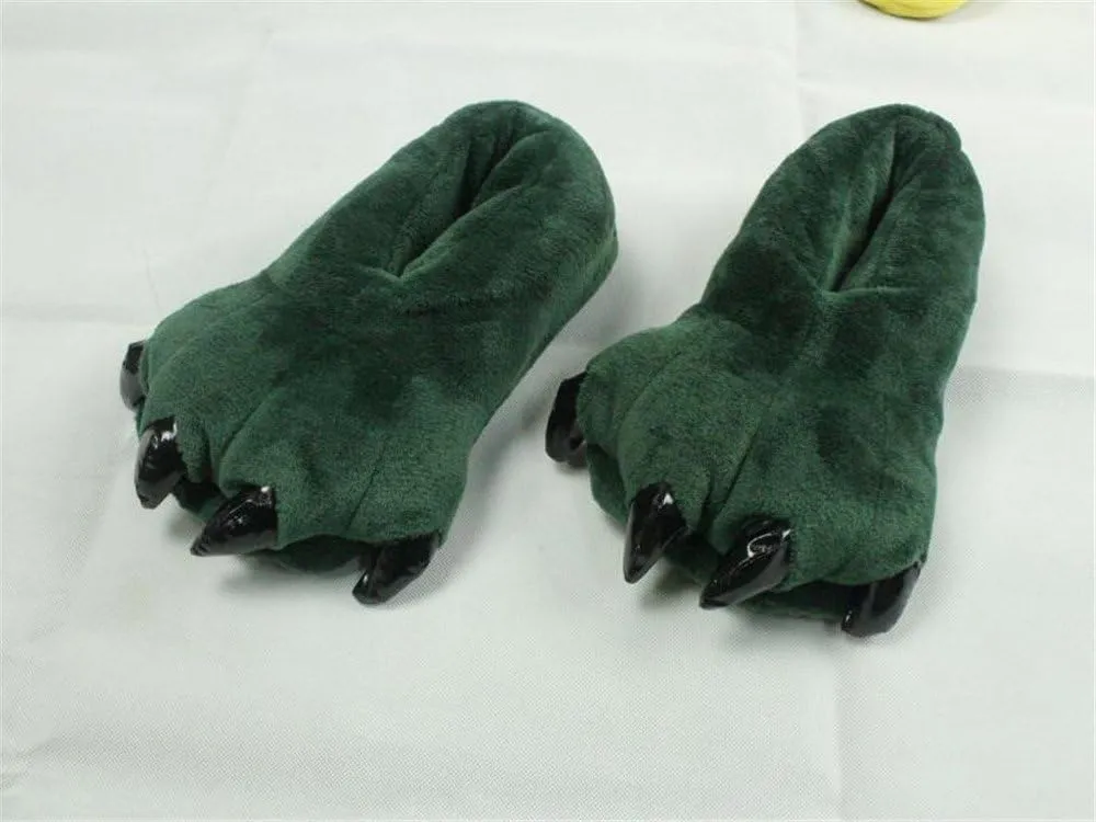 MizHome Unisex Soft Paw Claw Home Slippers Animal Costume Shoes