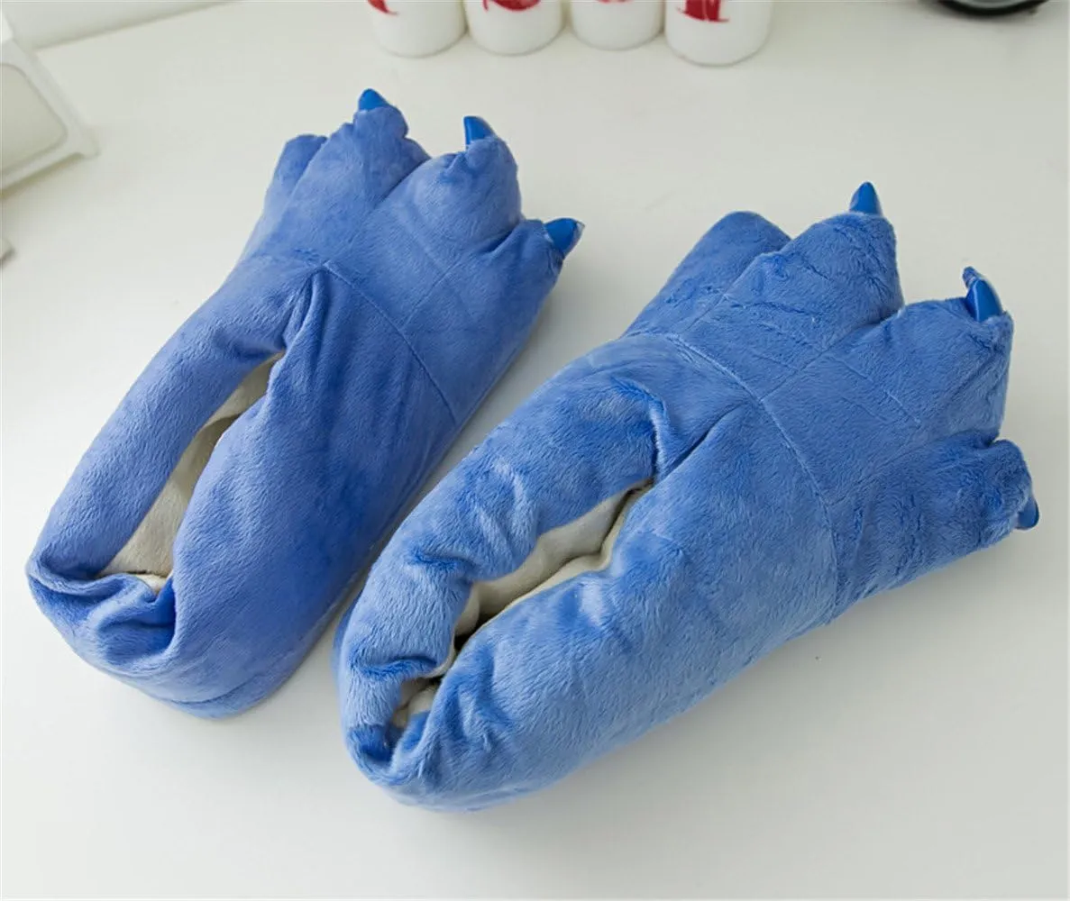 MizHome Unisex Soft Paw Claw Home Slippers Animal Costume Shoes