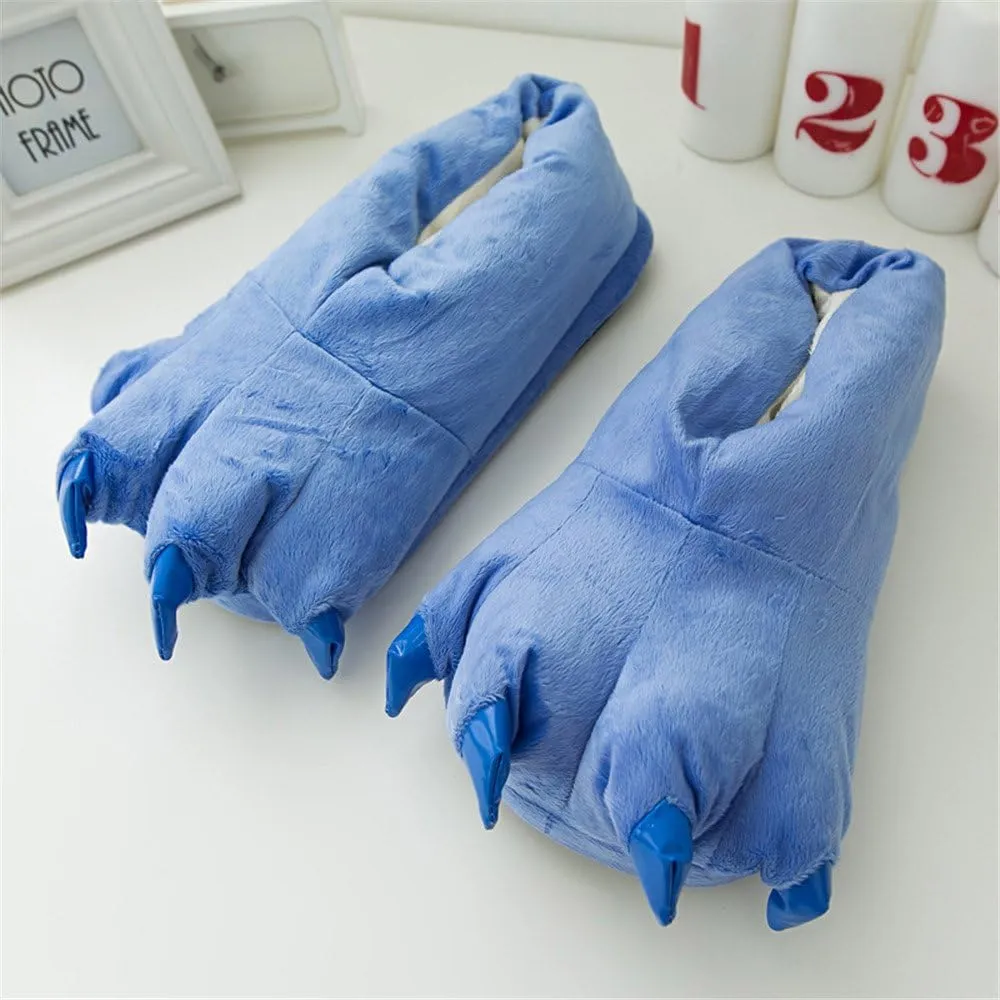 MizHome Unisex Soft Paw Claw Home Slippers Animal Costume Shoes