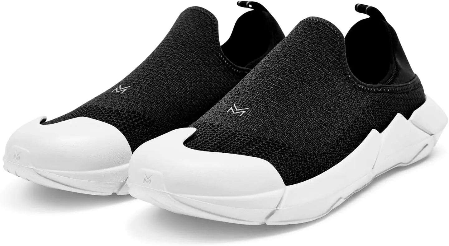 MUVEZ Dual Sole Indoor Outdoor Slippers for Men, All Men Sizing