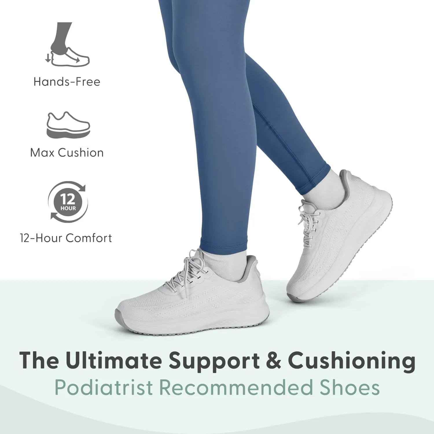 Orthofeet Women's Orthopedic Hands-Free Nira Slip-On Sneakers