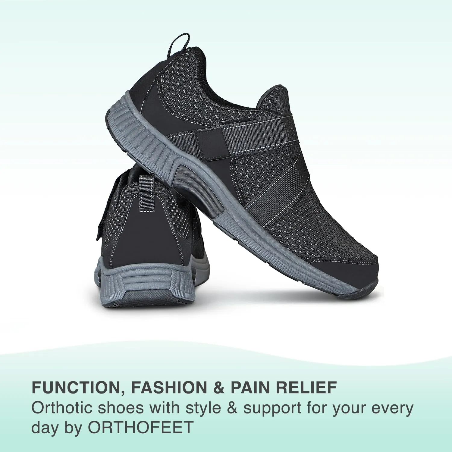 Orthofeet Women's Orthopedic Knit Elba Slip-On Sneakers