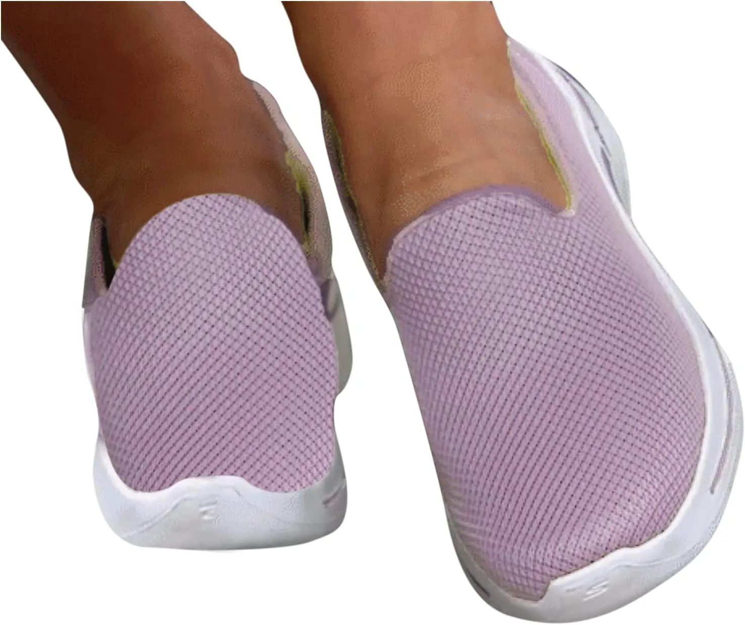 Orthopedic Shoes for Women Casual Lightweight Slip on Sneakers Flat Walking Canvas Slip On Sneakers Running Shoes