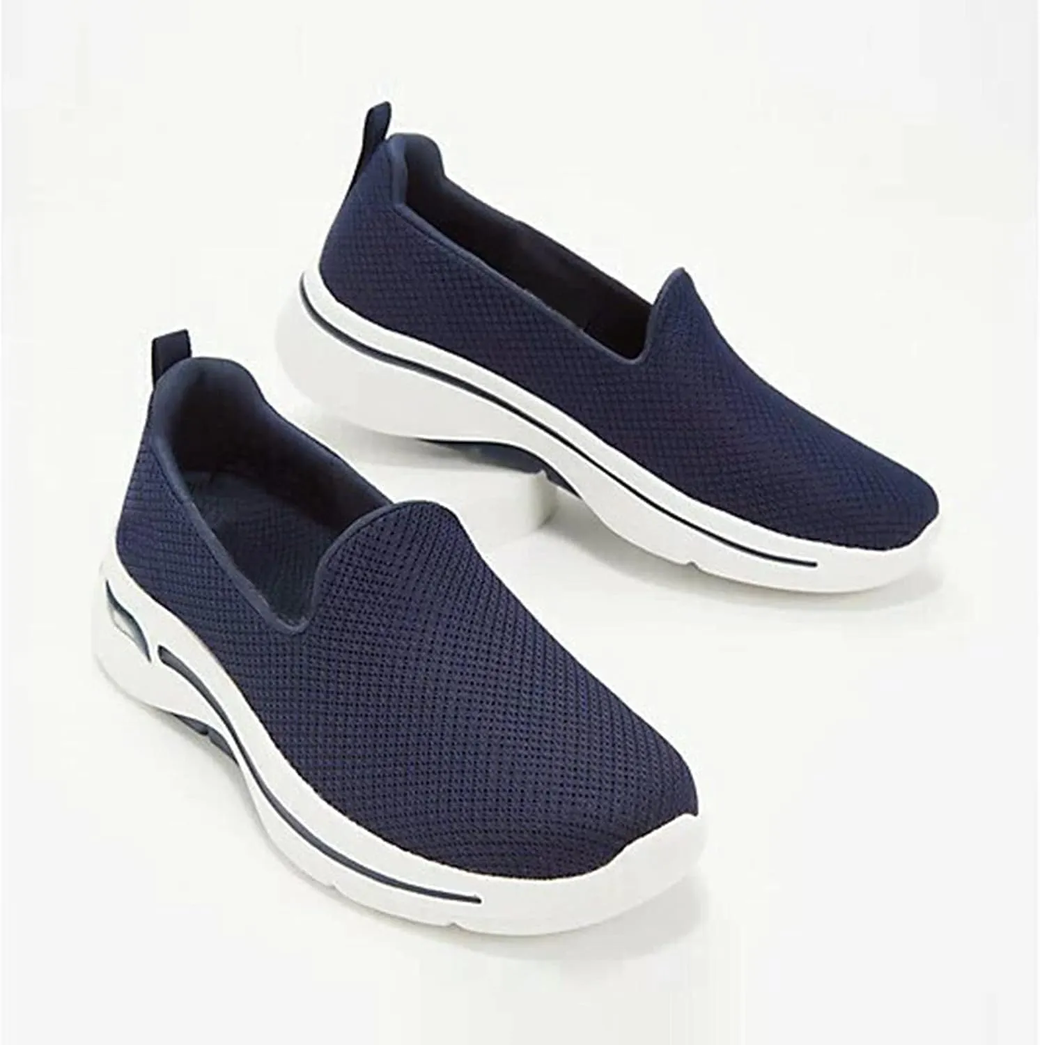 Orthopedic Shoes for Women Casual Shoes for Walking Slip on Sneakers Flat Walking Canvas Slip On Sneakers Running Shoes