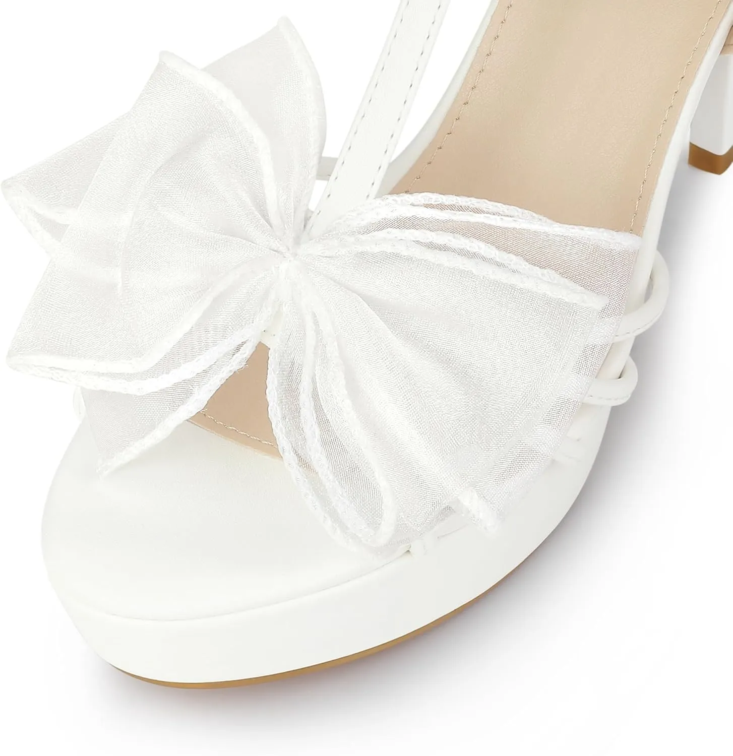 Perphy Platform Stiletto Heel Flowers Platform Heels Sandals for Women