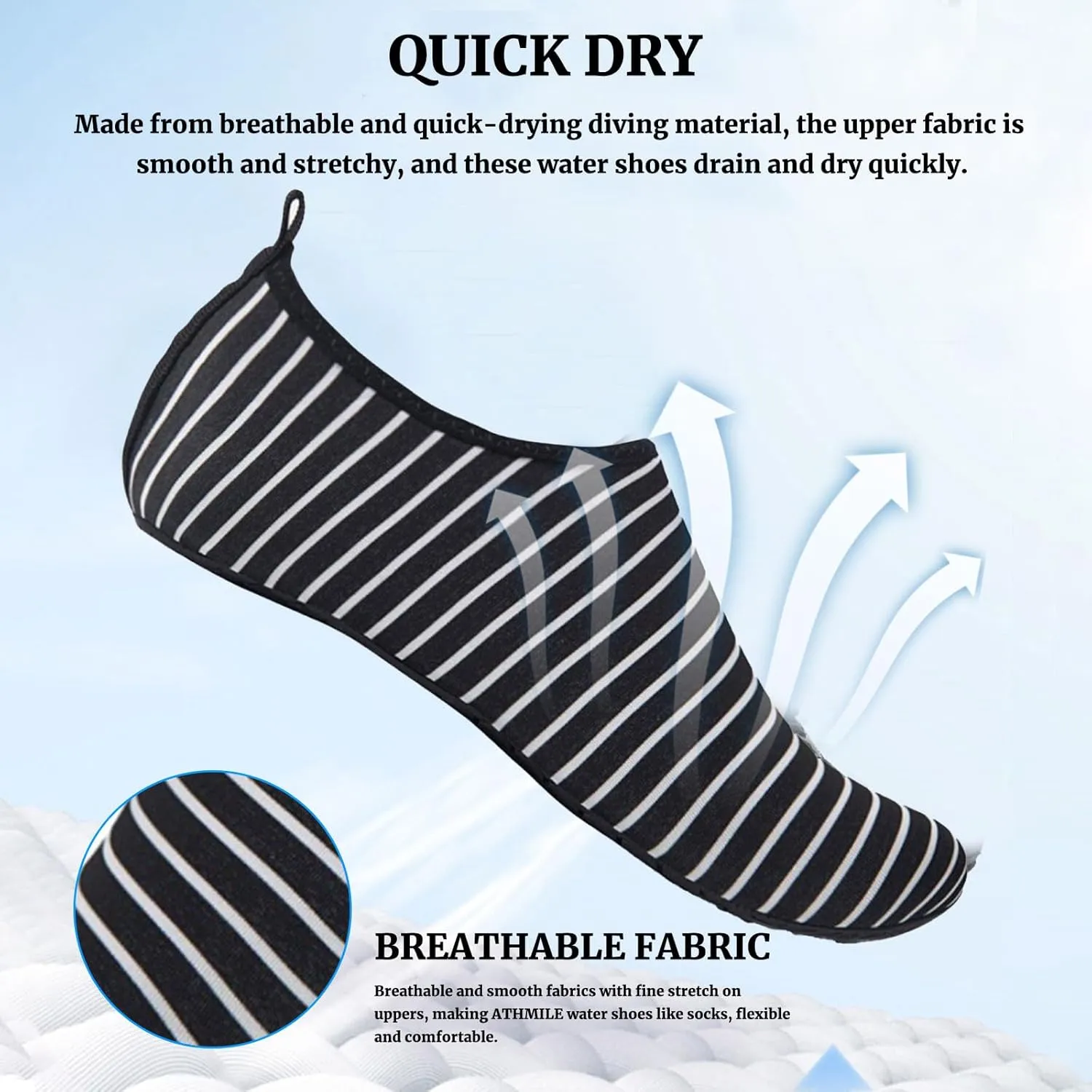 Quick Dry Barefoot Aqua Yoga Slip Socks Water Sports Shoes for Women Swim Beach Exercise Wear Accessories Pool Camping