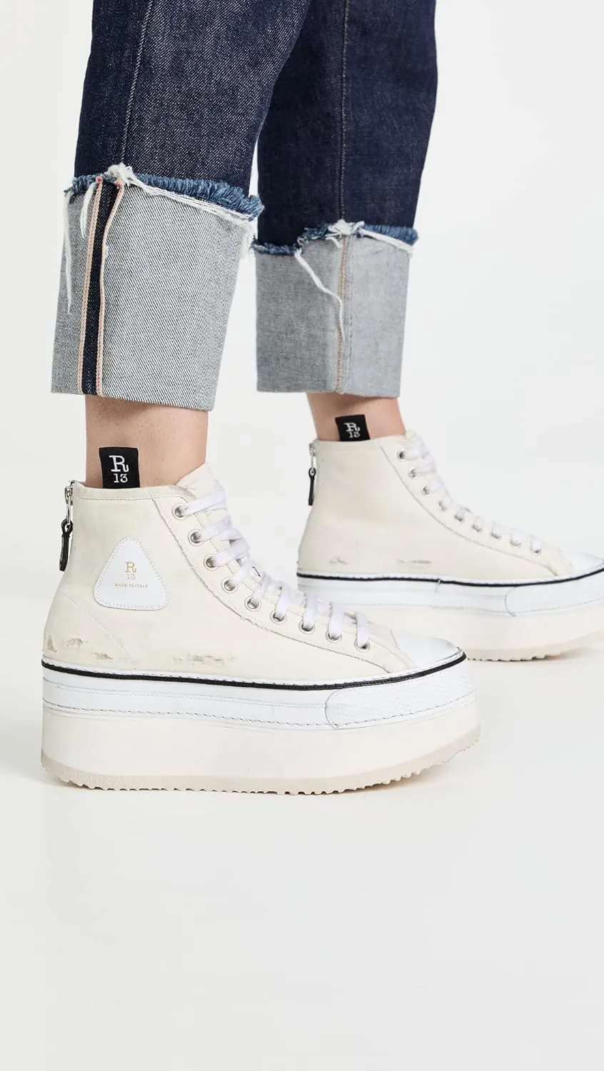 R13 Women's Platform High Top Sneakers
