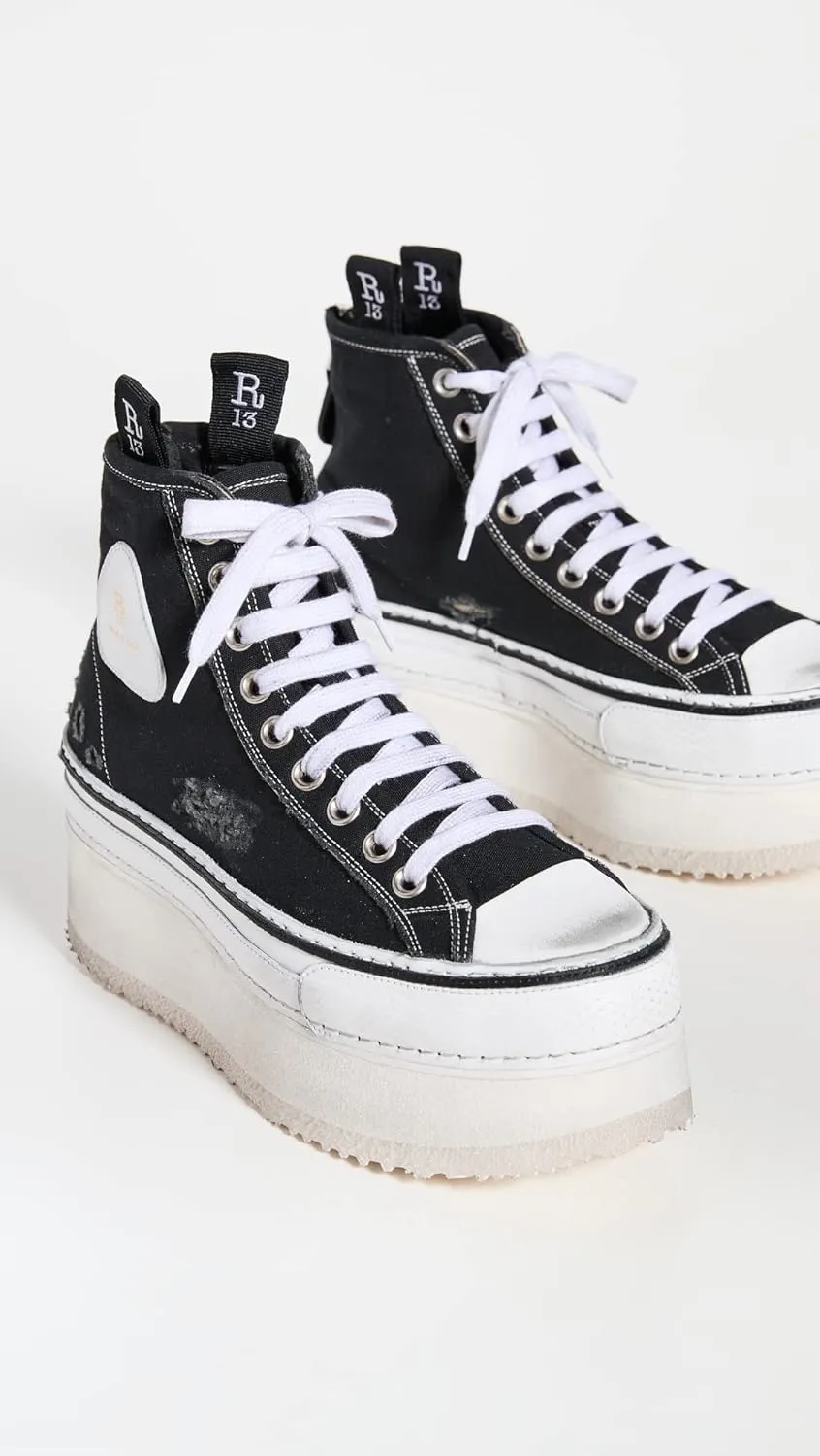 R13 Women's Platform High Top Sneakers