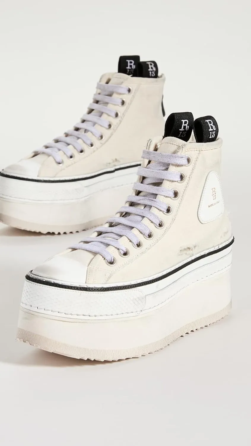 R13 Women's Platform High Top Sneakers