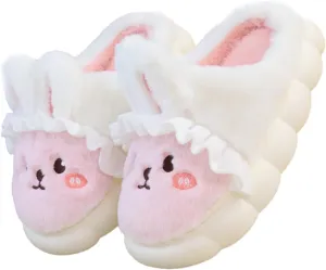 Rabbit Cute Cartoon Slippers Women's Home Slippers Four Autumn and Winter Warm Slippers