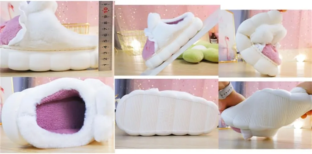Rabbit Cute Cartoon Slippers Women's Home Slippers Four Autumn and Winter Warm Slippers