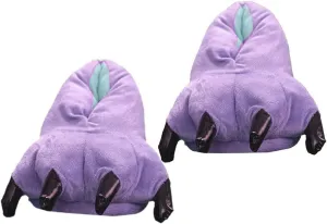 Rojeam Unisex Animal Costume Paw Claw Shoes Men Women Soft Plush Home Slippers
