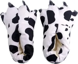 Rojeam Unisex Animal Costume Paw Claw Shoes Men Women Soft Plush Home Slippers