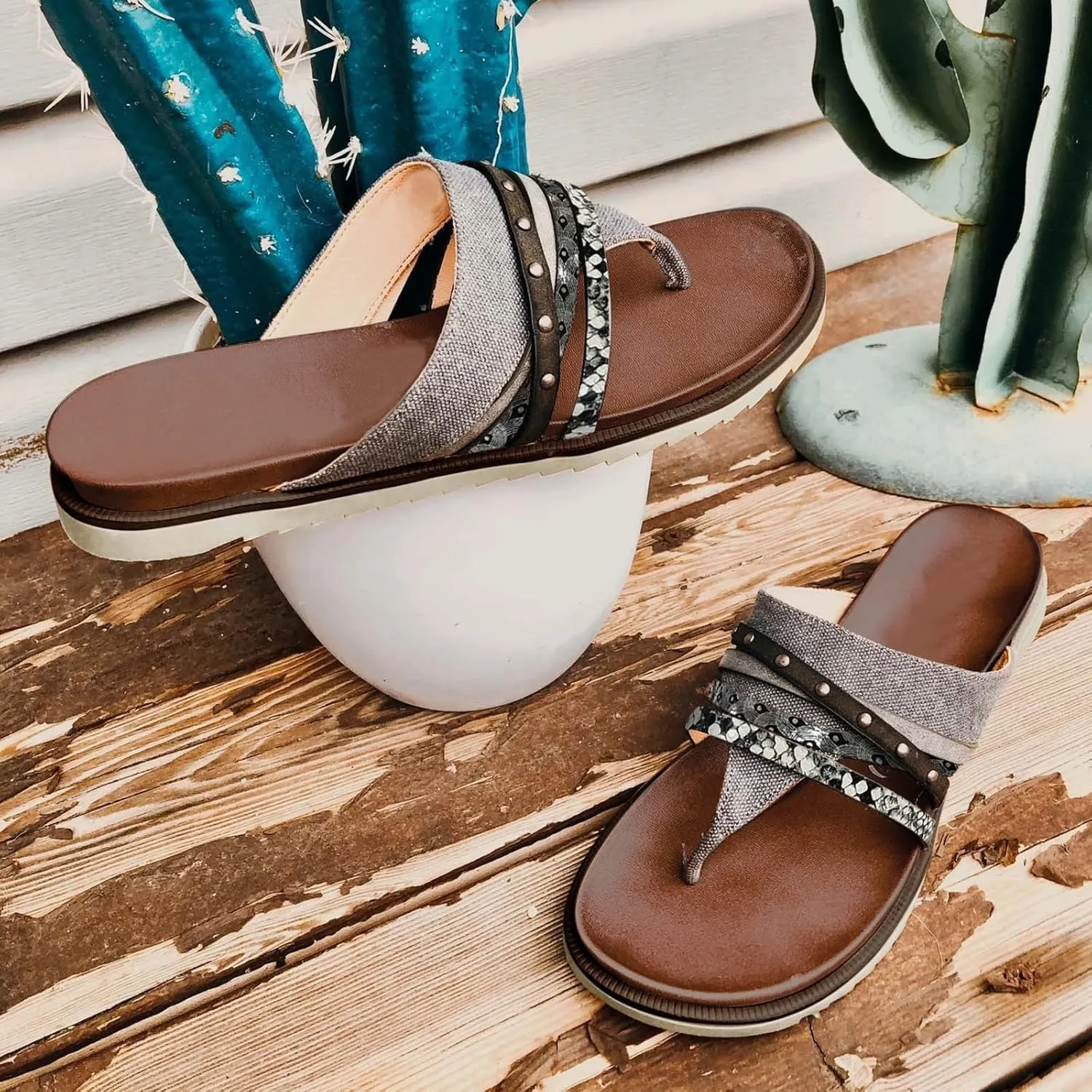 Sandalias para Mujer Elegantes, Flip Flops for Women Summer Beach Casual Sandals Comfortable Comfy Flip Flops