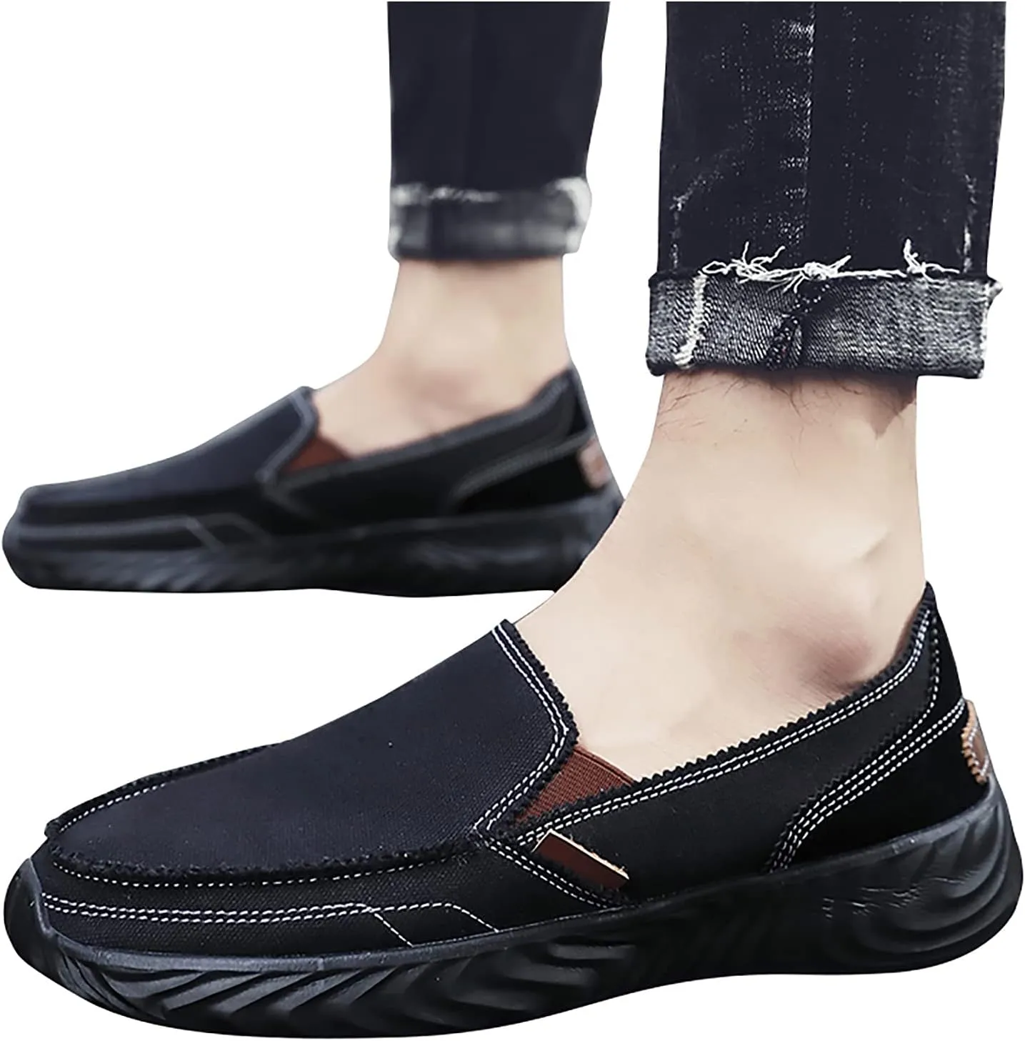 Shije Men Running Shoes Men Casual Breathable Walking Shoes Sport Athletic Sneakers Gym Tennis Slip On Comfortable Lightweight Shoes