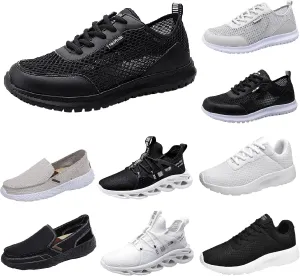 Shije Men Running Shoes Men Casual Breathable Walking Shoes Sport Athletic Sneakers Gym Tennis Slip On Comfortable Lightweight Shoes