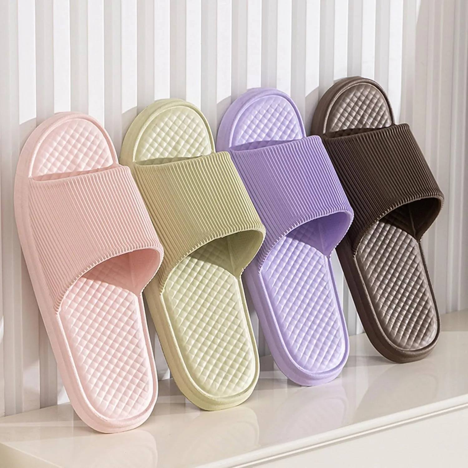 Shower Shoes Shower Shoes Women Non Slip Slippers Men's Slides Men Sandals with Drainage Holes House Slippers
