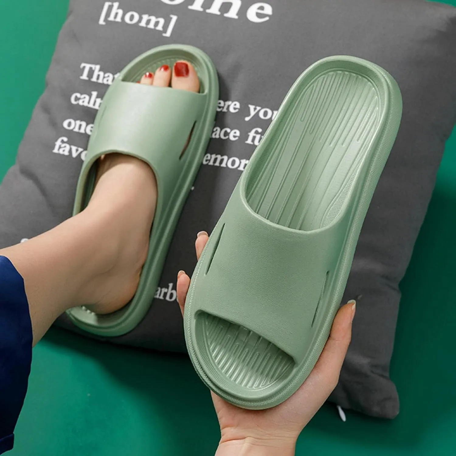 Slides for Men Slides for Women Mens Slippers Shower Shoes Women Public Ultra Comfort Beach Slippers