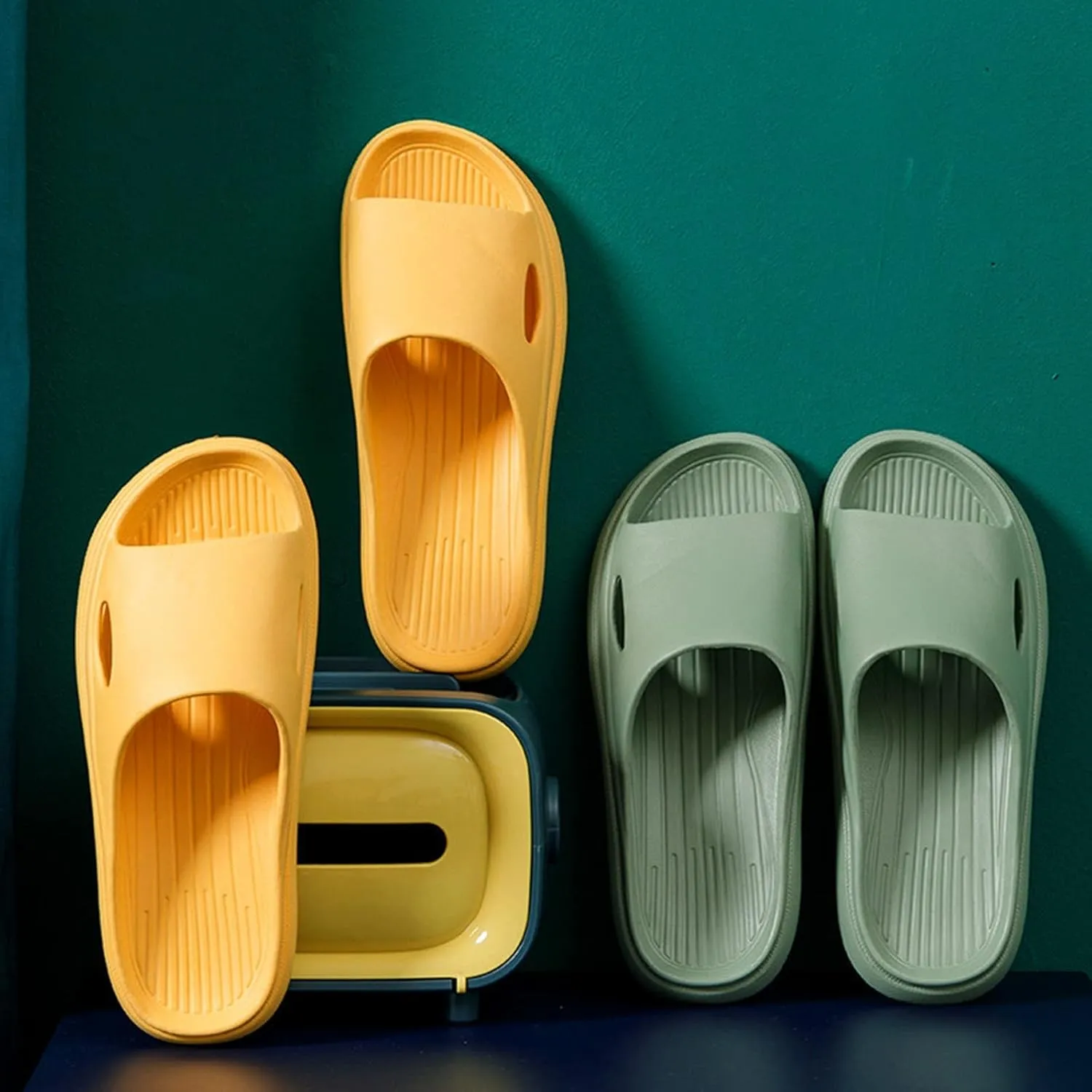 Slides for Men Slides for Women Mens Slippers Shower Shoes Women Public Ultra Comfort Beach Slippers