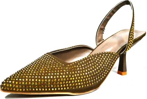 Slingback Stiletto Heels Pumps