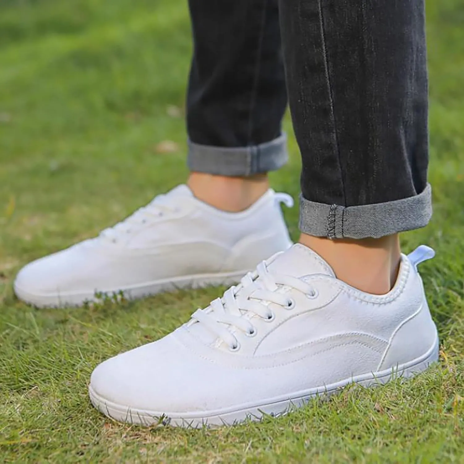 Slip On Sneakers Women Wide Width Size 9 Ladies Slip On Sneakers Non Slip Sneakers for Women Women's X Wide Width Slip On Sneakers Office Sneakers for Women Wide