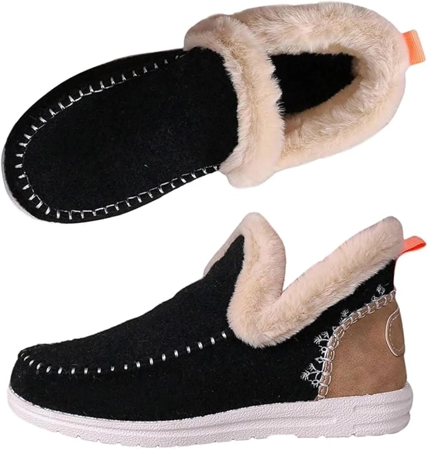 Slippers for Women & Men Indoor and Outdoor Winter Warm Fuzzy House Slipper Shoes Boots Memory Foam Booties Cozy Slippers Slip On Sneakers Unisex