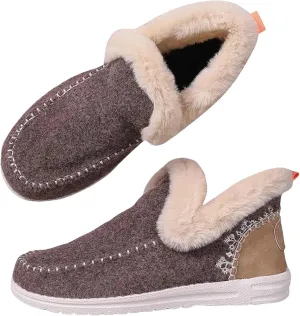 Slippers for Women & Men Indoor and Outdoor Winter Warm Fuzzy House Slipper Shoes Boots Memory Foam Booties Cozy Slippers Slip On Sneakers Unisex