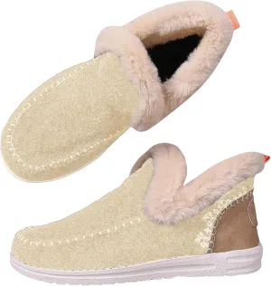 Slippers for Women & Men Indoor and Outdoor Winter Warm Fuzzy House Slipper Shoes Boots Memory Foam Booties Cozy Slippers Slip On Sneakers Unisex