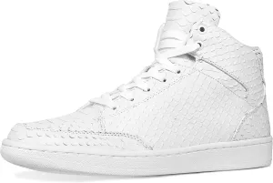 Soulsfeng Unisex Basketball Shoes Leather High Top Sneakers Comfortable Walking Skate Shoes