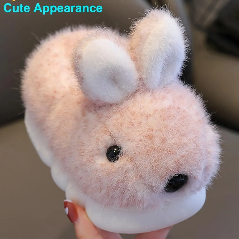 Toddler Girls Slippers Boys Girls Fluffy Home Slippers Winter Warm Indoor Cute Bunny Shoes