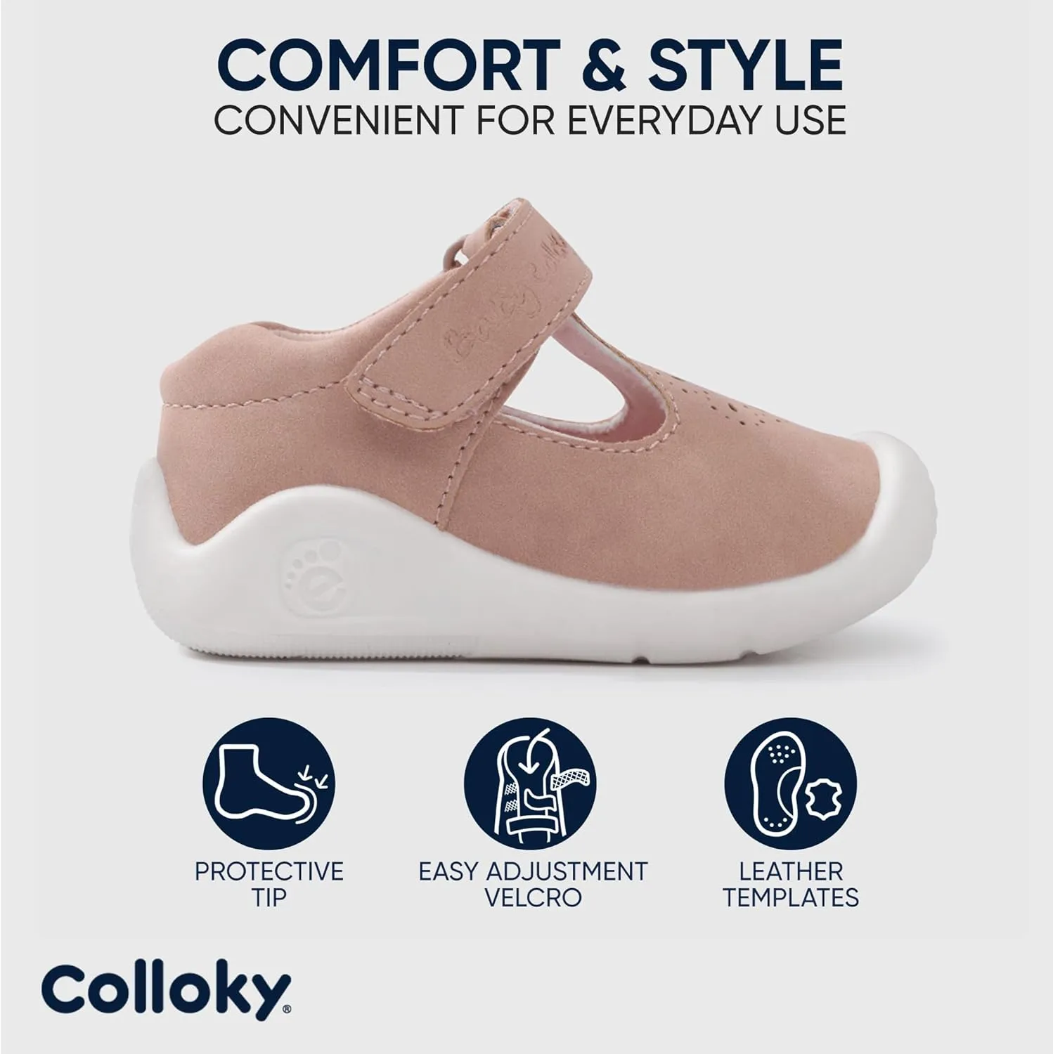 Toddler Mary Jane Shoes - Elegant Ballet Flats for Little Girls with Comfortable Support & Perfect for Crawling